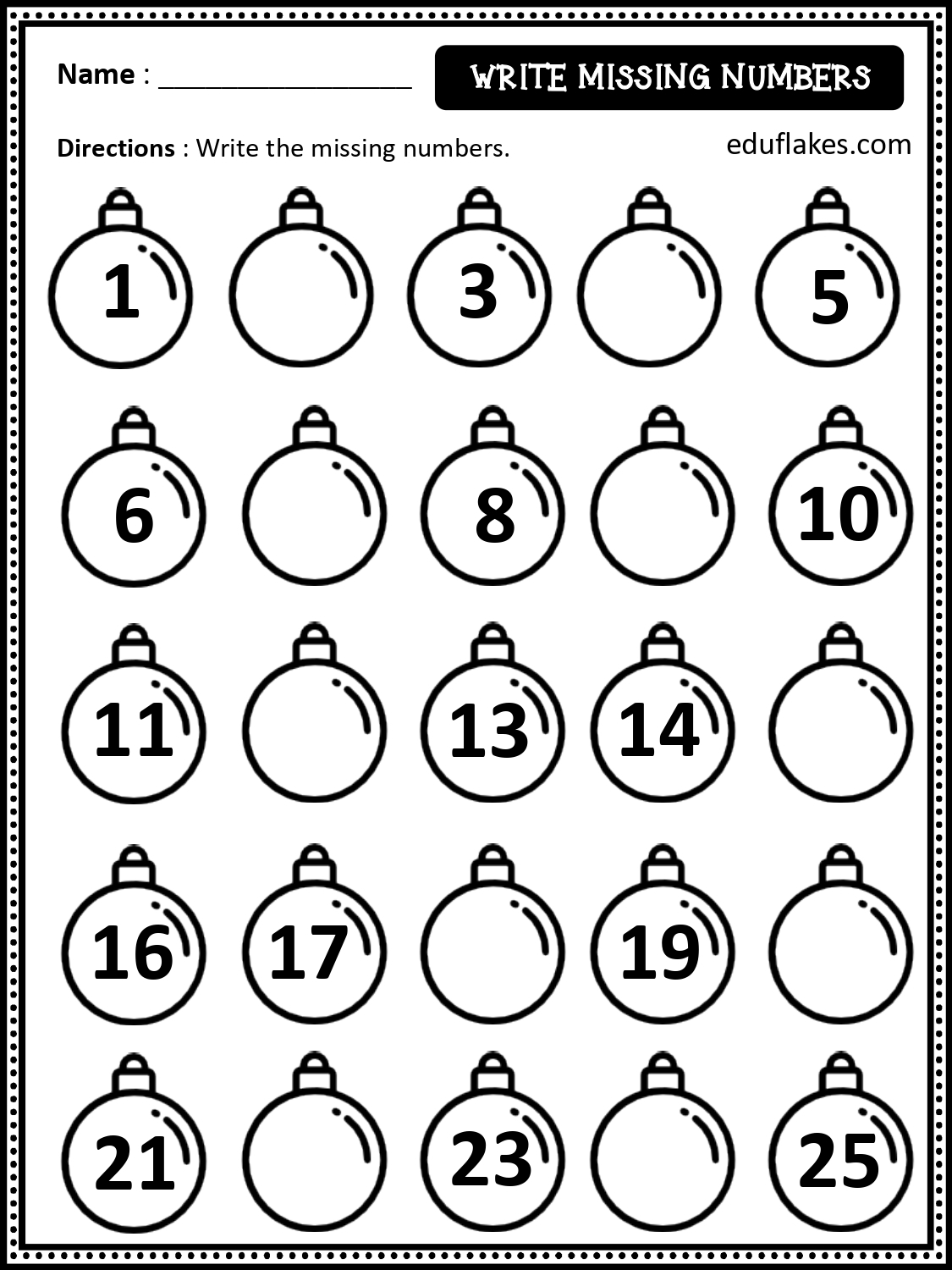 Kindergarten Math Printable Worksheets Free