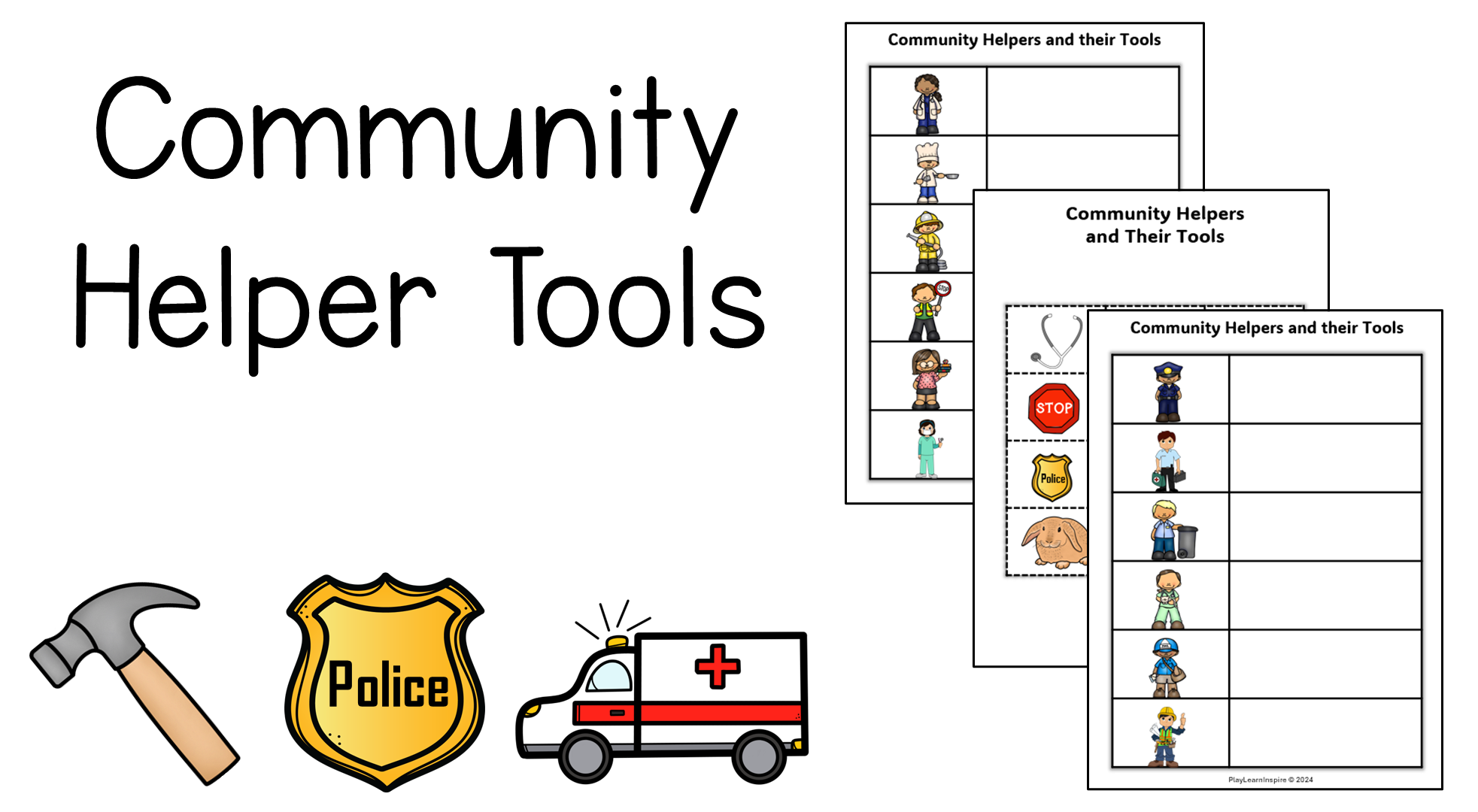 Community Helper Worksheets Free Printable Community Helper Worksheets Free Printable