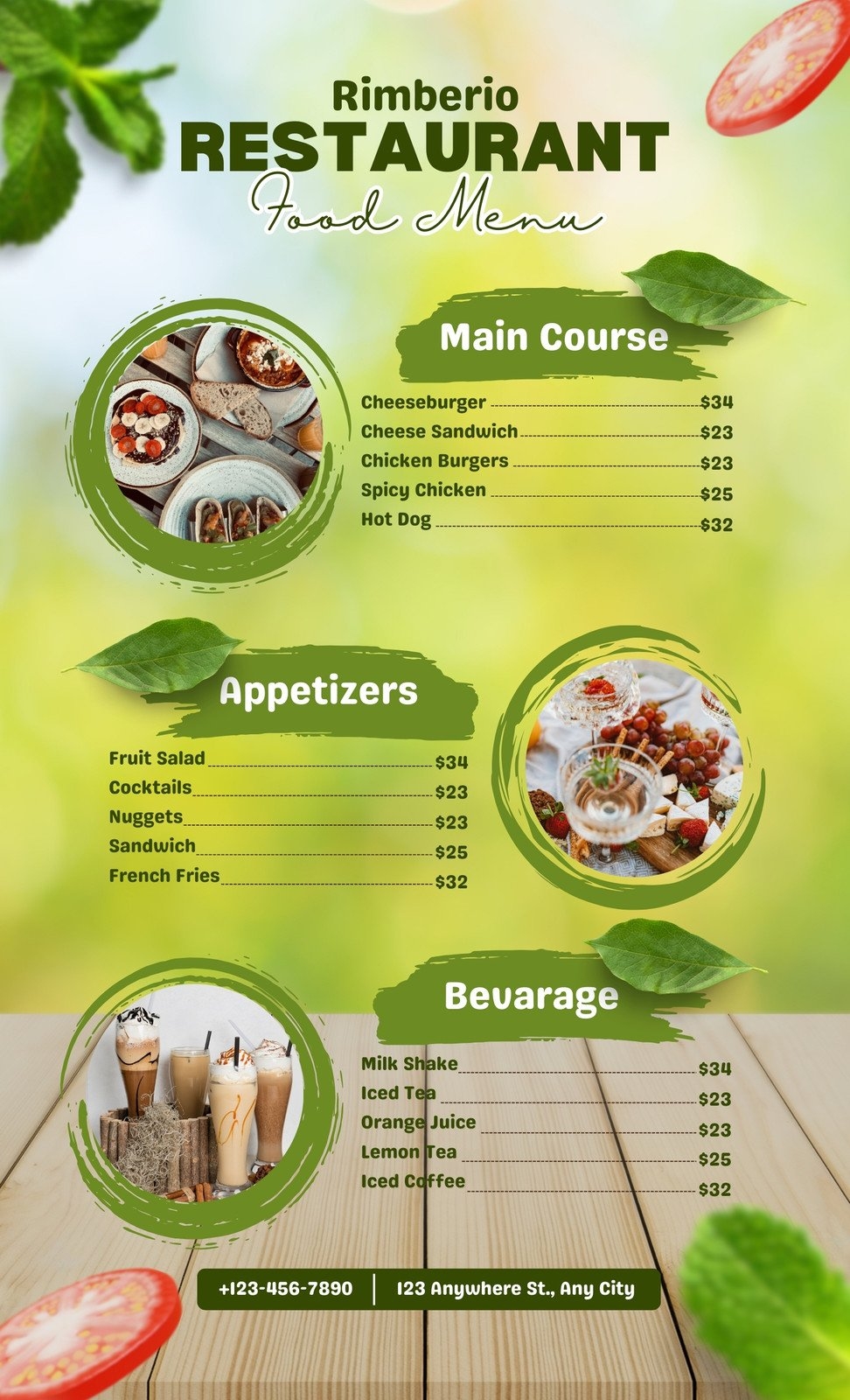 Free Custom Printable Breakfast Menu Templates Canva