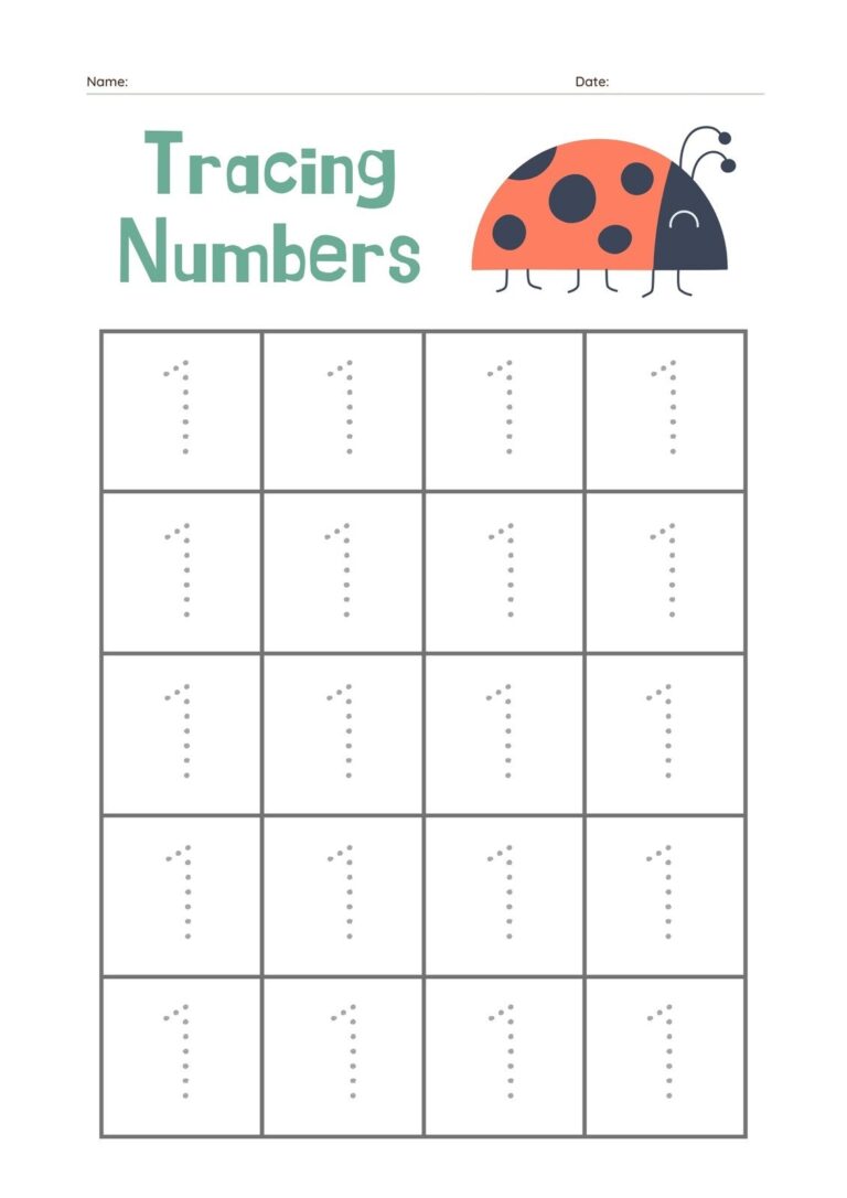 Free Custom Printable Preschool Worksheet Templates Canva