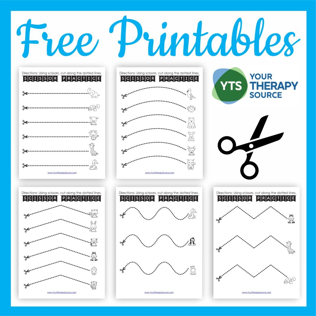 Printable Preschool Cutting Box