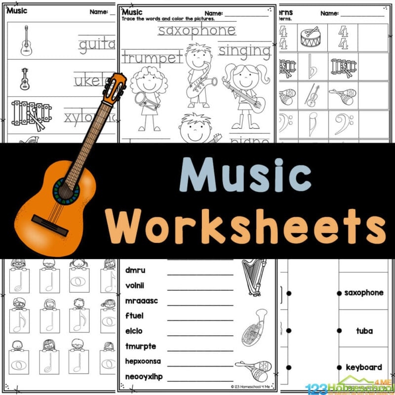 FREE Fun Music Worksheets Musical Instruments Theory U0026 More FREE Fun Music Worksheets Musical Instruments Theory U0026 More