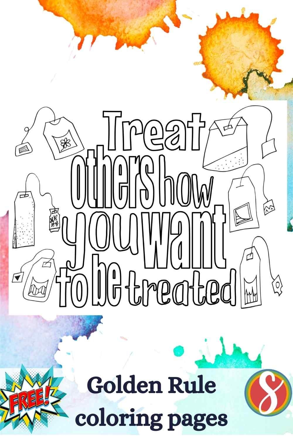 Free Printable Golden Rule Worksheet