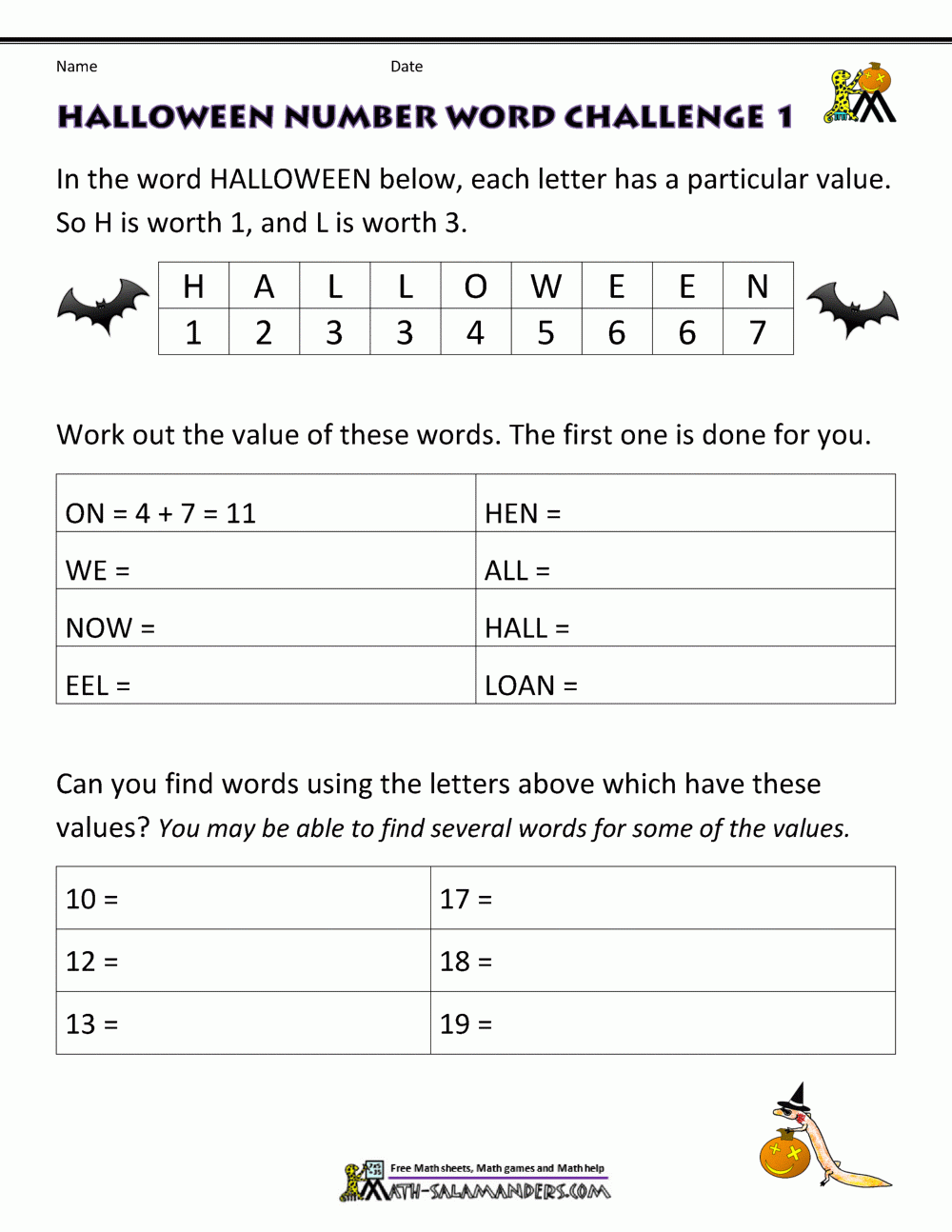 4th Grade Halloween Worksheets Free Printable 4th Grade Halloween Worksheets Free Printable