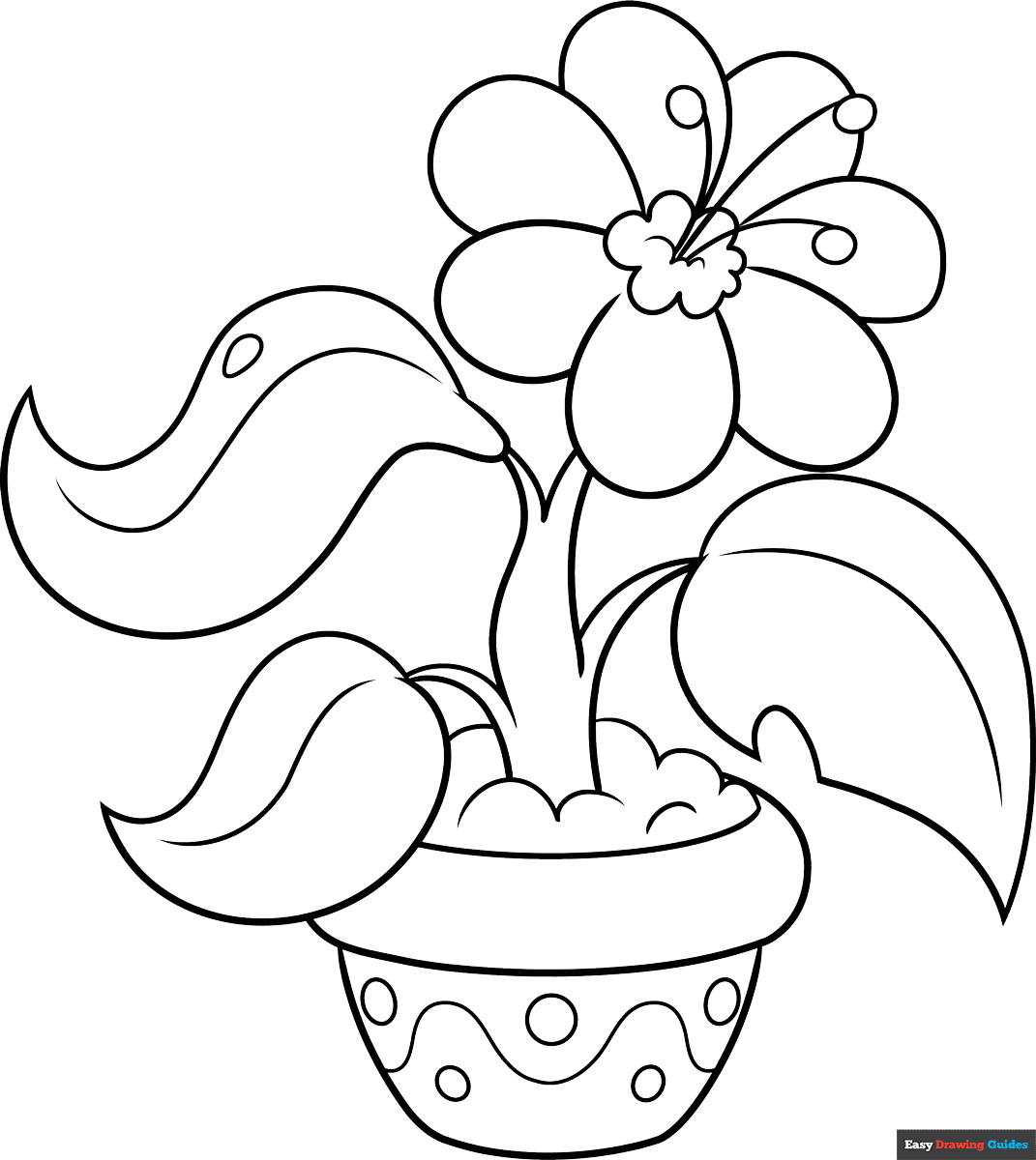 Free House Plants Coloring Pages For Kids 36 Printable Sheets