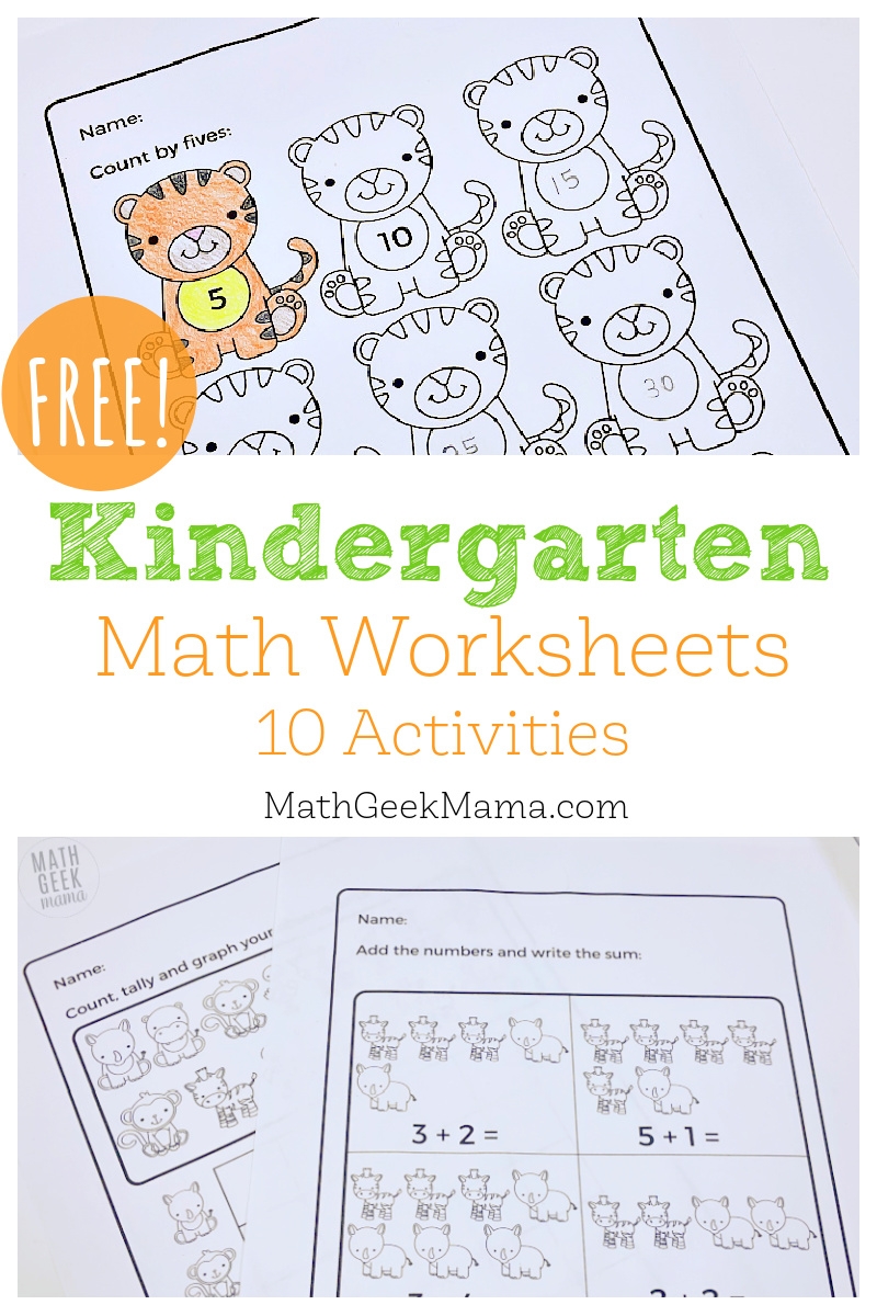 Math Free Worksheets For Kindergarten Math Free Worksheets For Kindergarten