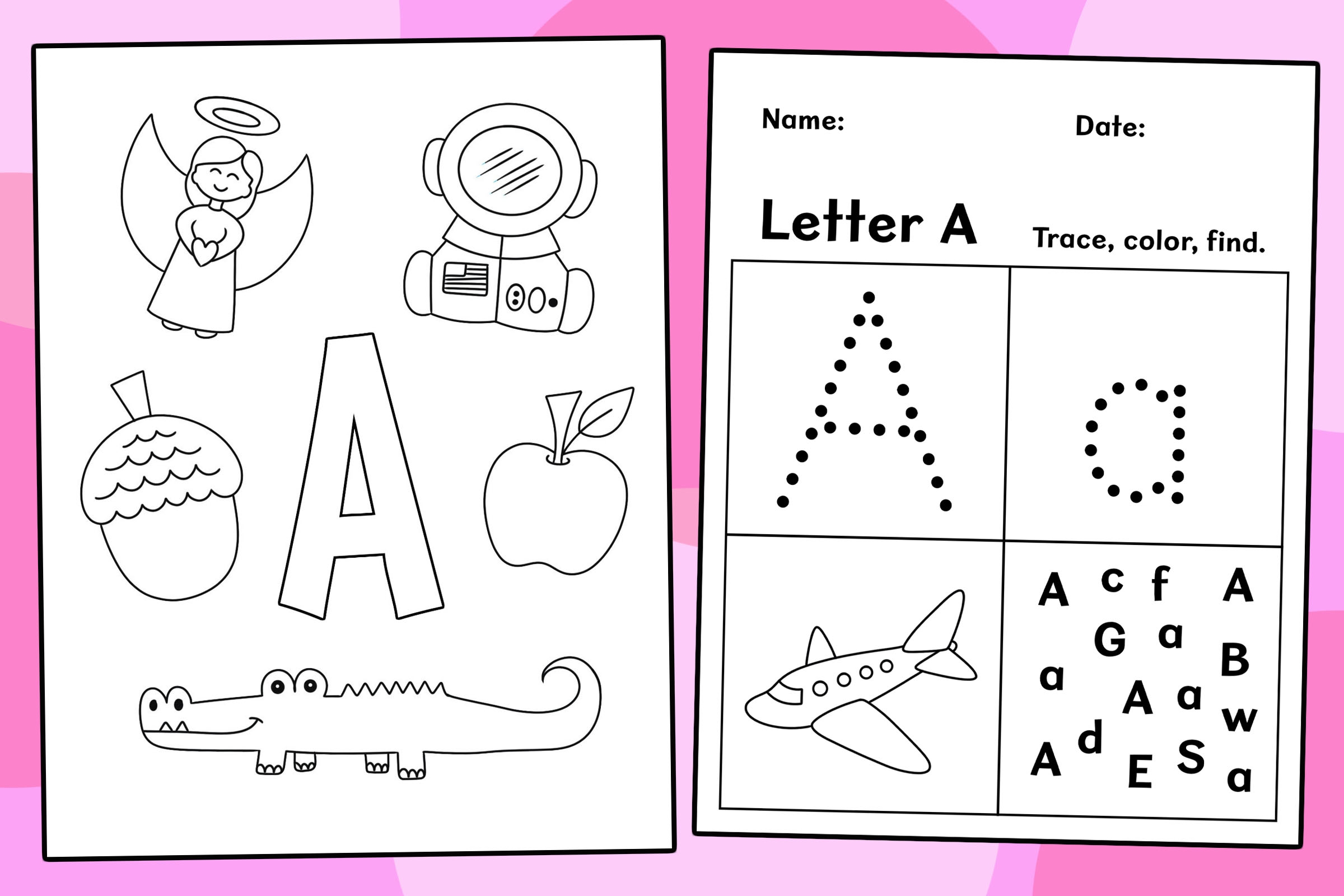 FREE Letter A Worksheets For Preschool The Hollydog Blog Worksheets Library FREE Letter A Worksheets For Preschool The Hollydog Blog Worksheets Library