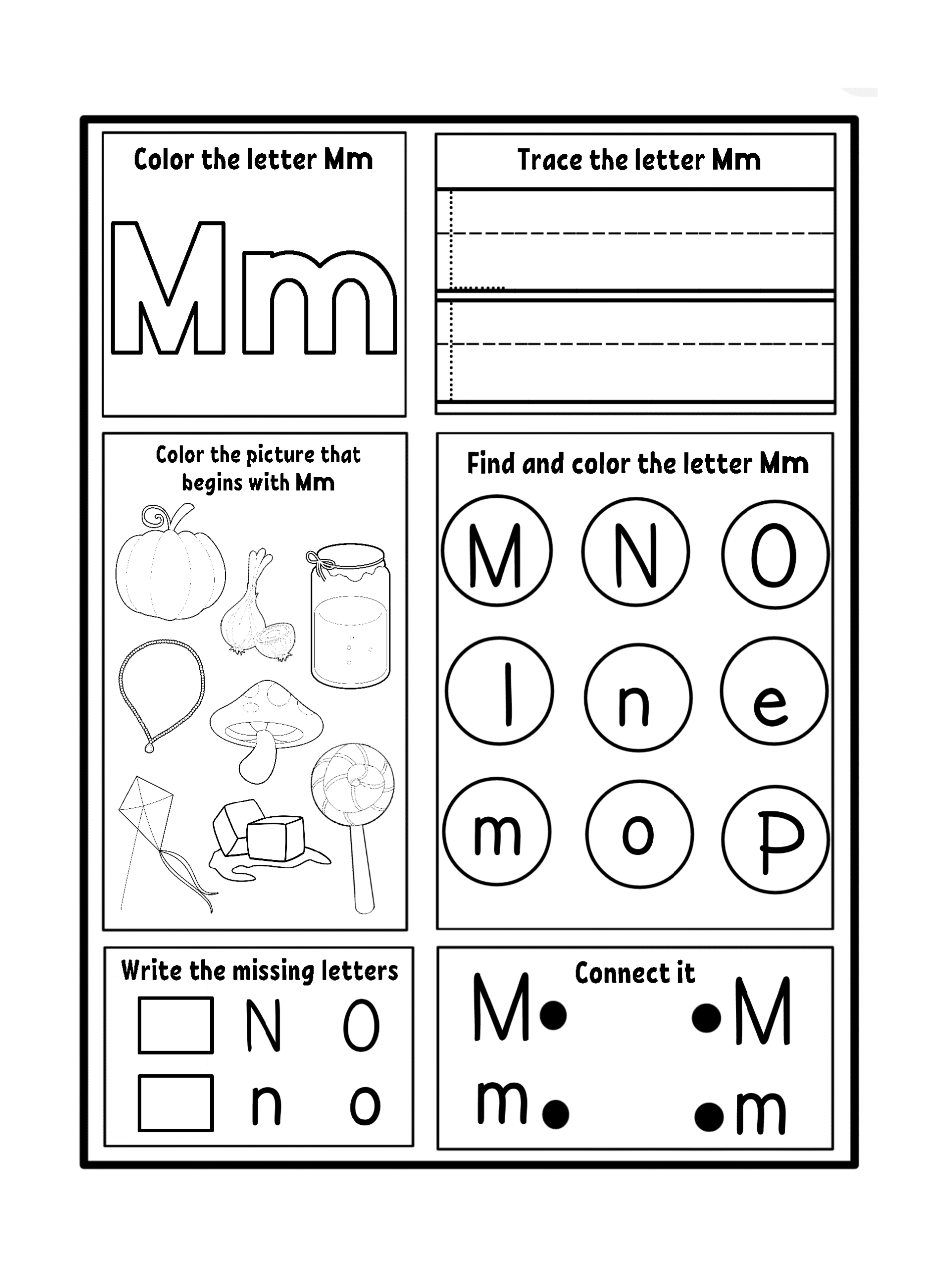 Free Letter M Worksheets For Kids Ashley Yeo Worksheets Library