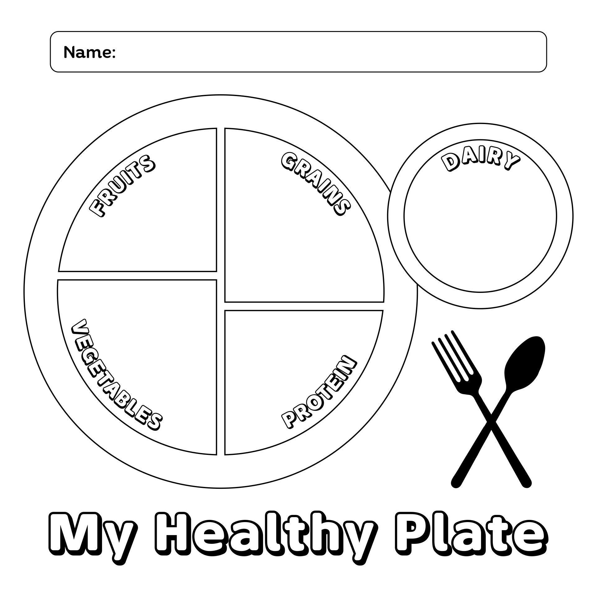 Free My Plate Materials Food And Health Communications Worksheets Library Free My Plate Materials Food And Health Communications Worksheets Library