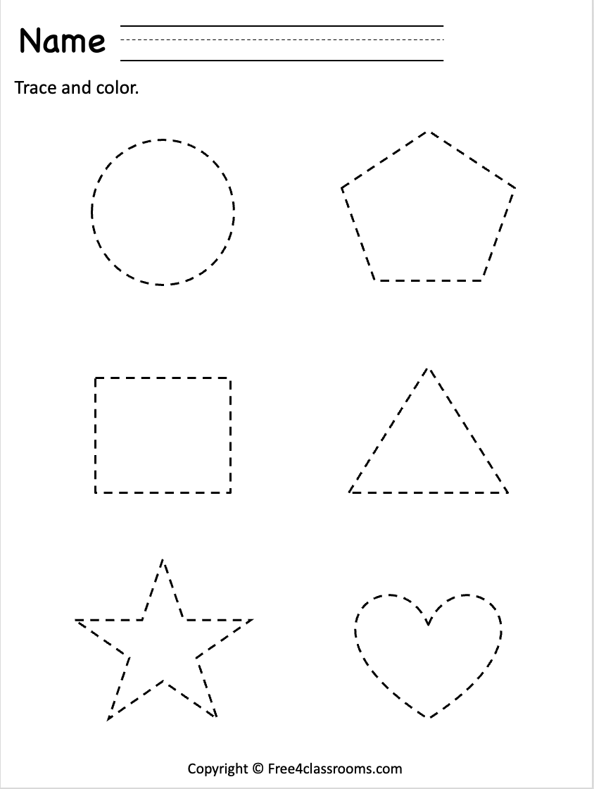 Free Preschool Tracing Shapes Printable Free Worksheets Worksheets Library Free Preschool Tracing Shapes Printable Free Worksheets Worksheets Library