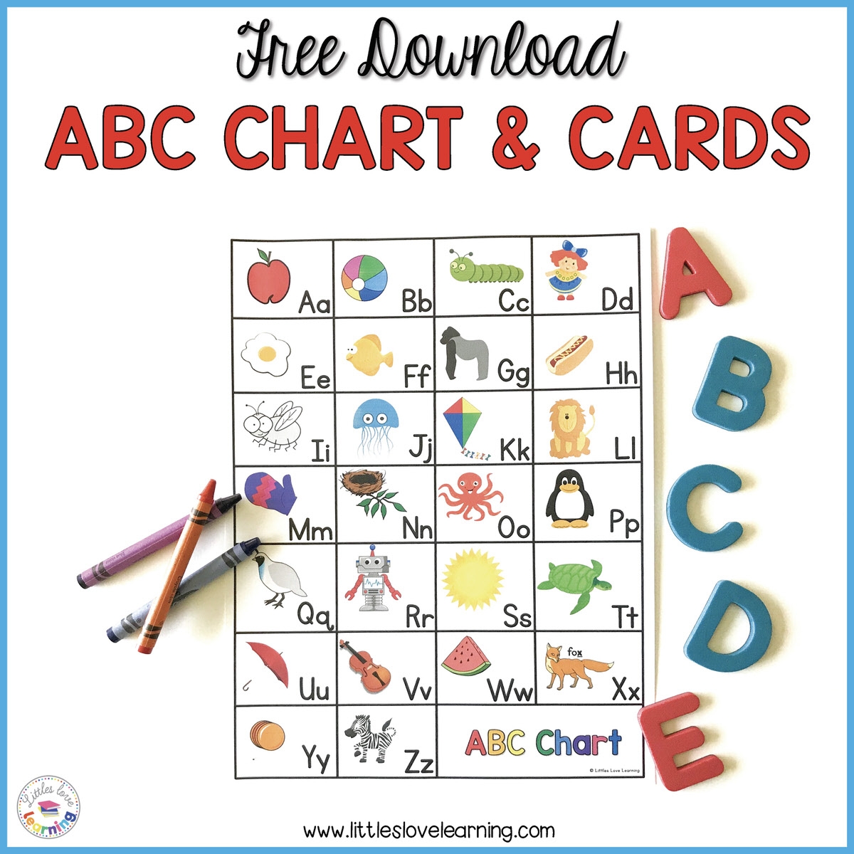 FREE Preschool U0026 Kindergarten ABC Flashcards U0026 Printable Chart FREE Preschool U0026 Kindergarten ABC Flashcards U0026 Printable Chart