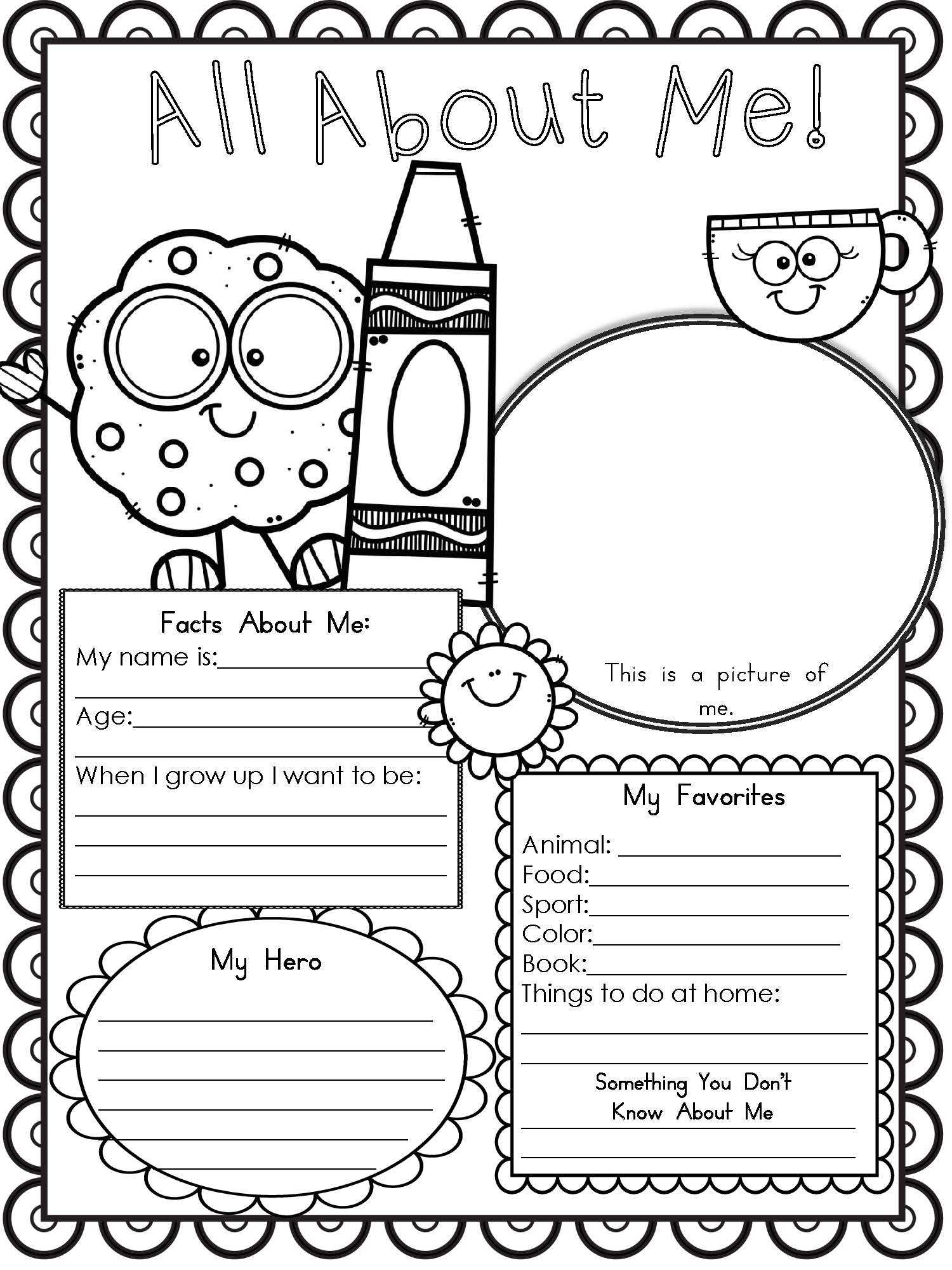 Free Printable All About Me Worksheet Modern Homeschool Family Worksheets Library Free Printable All About Me Worksheet Modern Homeschool Family Worksheets Library