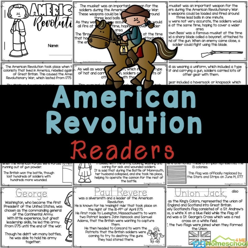 FREE Printable American Revolutionary War For Kids Reader FREE Printable American Revolutionary War For Kids Reader