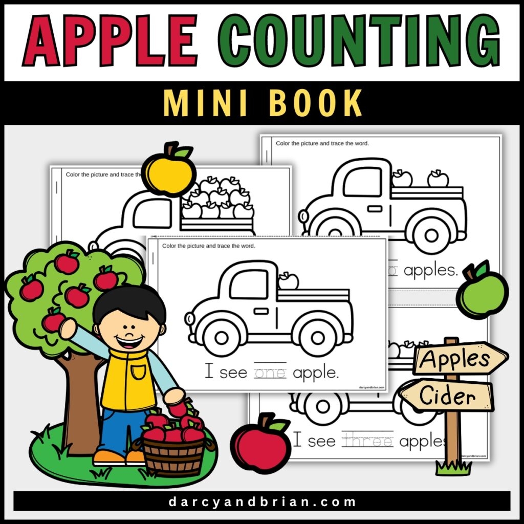 Free Printable Apple Counting Book