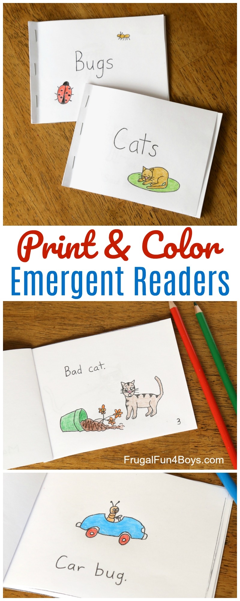 Free Printable Books For Beginning Readers Level 1 Easy Frugal Fun For Boys And Girls