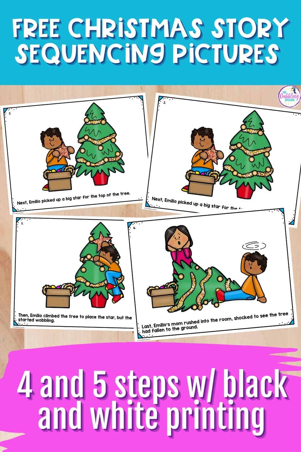 Free Printable Christmas Story Sequencing Pictures For Language Free Printable Christmas Story Sequencing Pictures For Language
