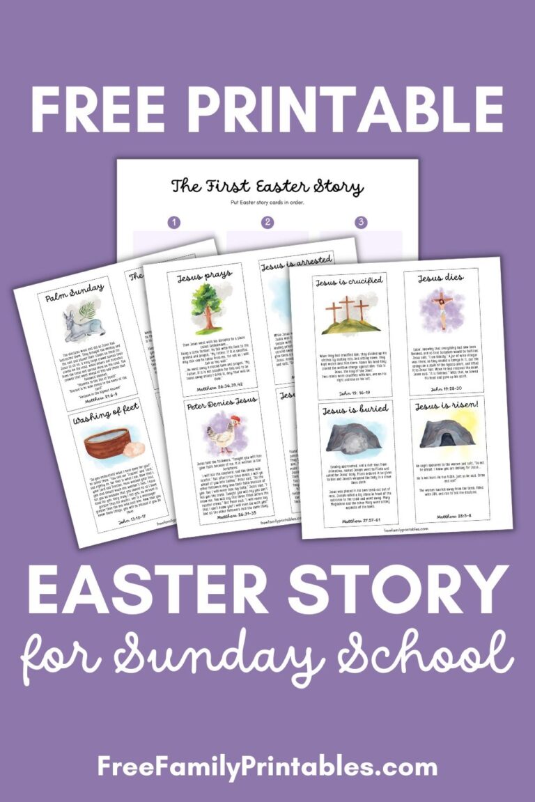 Free Printable Easter Lesson For Kids Making Frugal FUN
