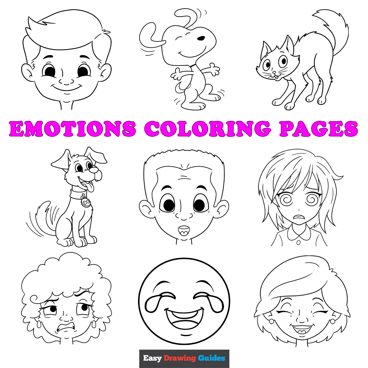 Free Printable Emotions Coloring Pages For Kids 27 Printable Sheets