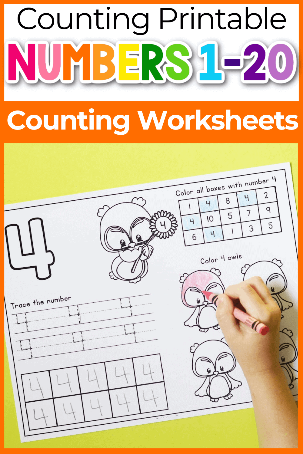 Free Printable Fall Number Tracing Worksheets For 1 20