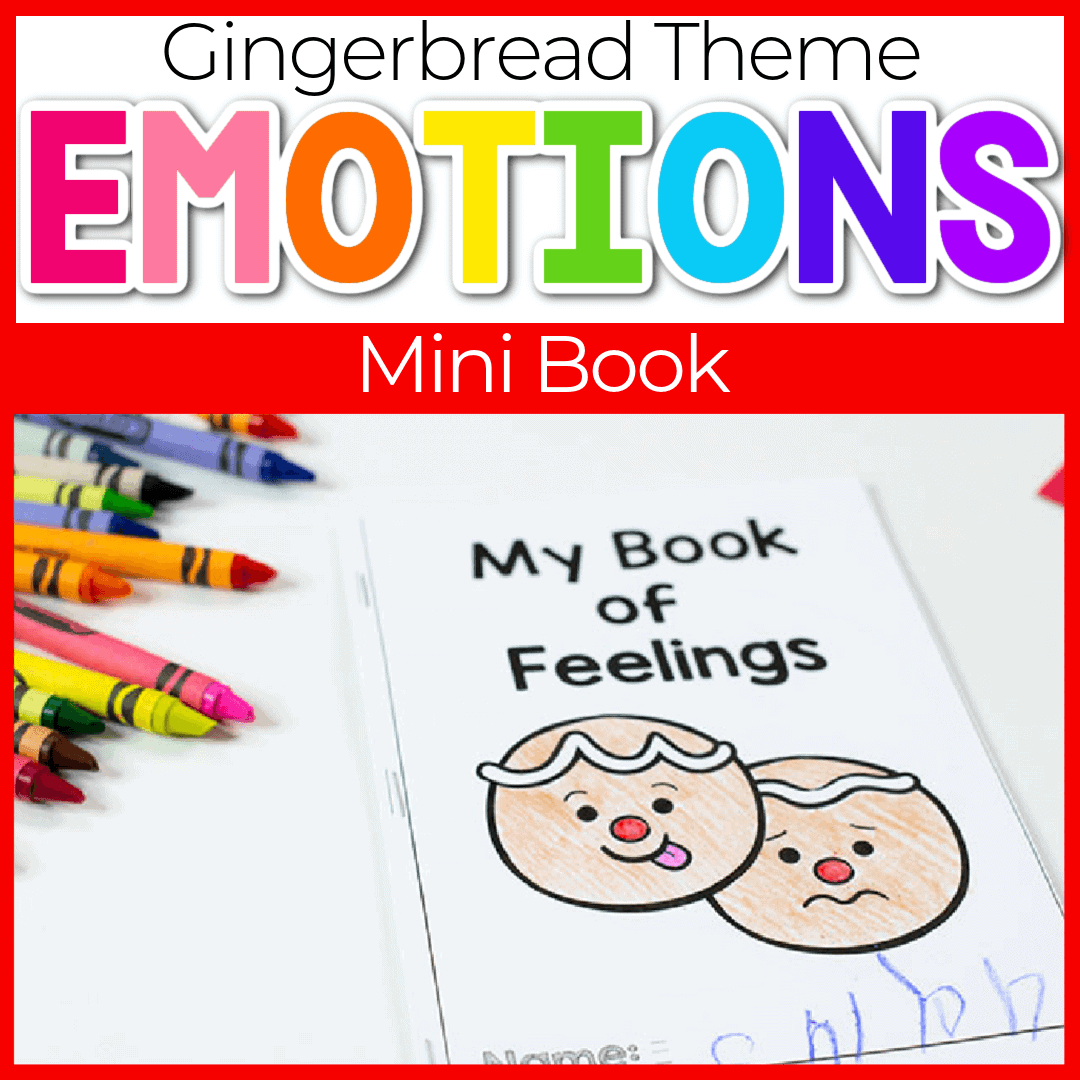Free Printable Gingerbread Emotions Mini Book
