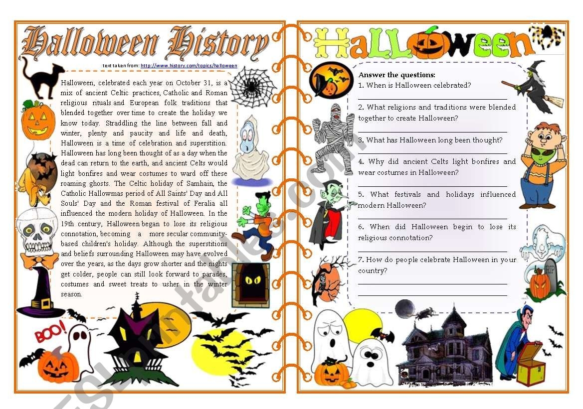 Free Printable Halloween Reading Comprehension Worksheet Worksheets Library Free Printable Halloween Reading Comprehension Worksheet Worksheets Library