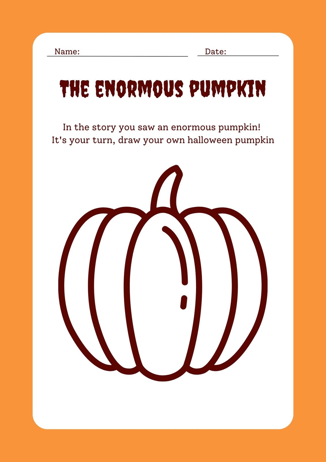 Free Printable Halloween Worksheet Templates To Edit Canva Free Printable Halloween Worksheet Templates To Edit Canva