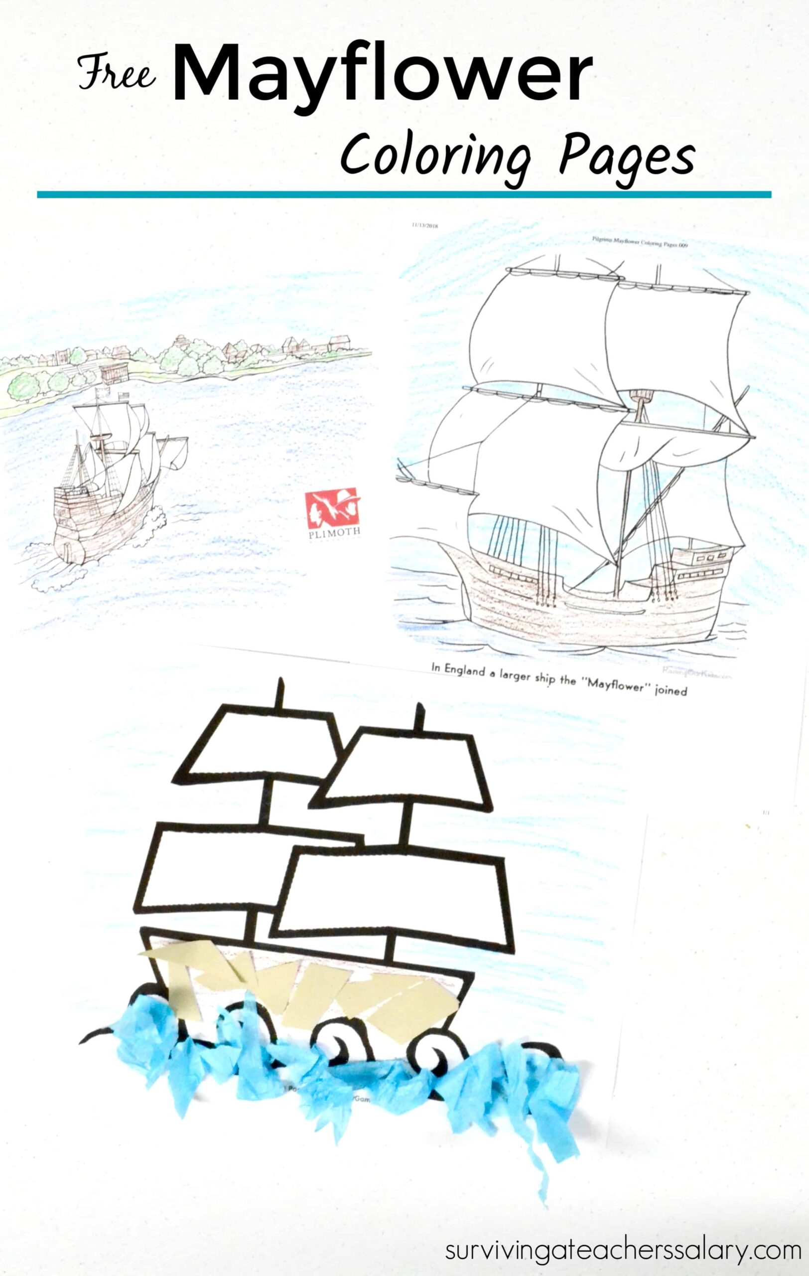 FREE Printable Mayflower Coloring Pages For Learning Thanksgiving Day FREE Printable Mayflower Coloring Pages For Learning Thanksgiving Day