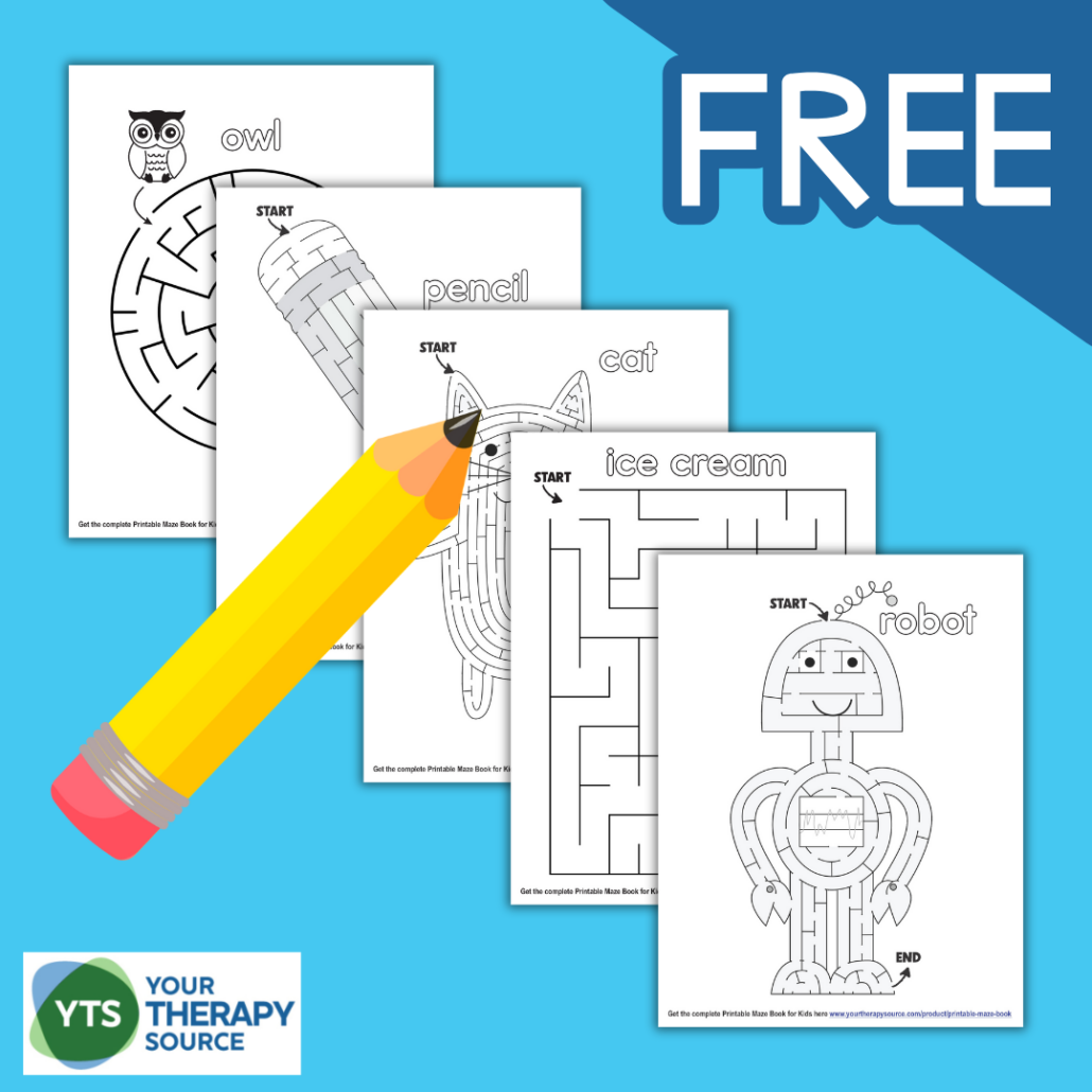 Free Printable Mazes For Kids Your Therapy Source Free Printable Mazes For Kids Your Therapy Source