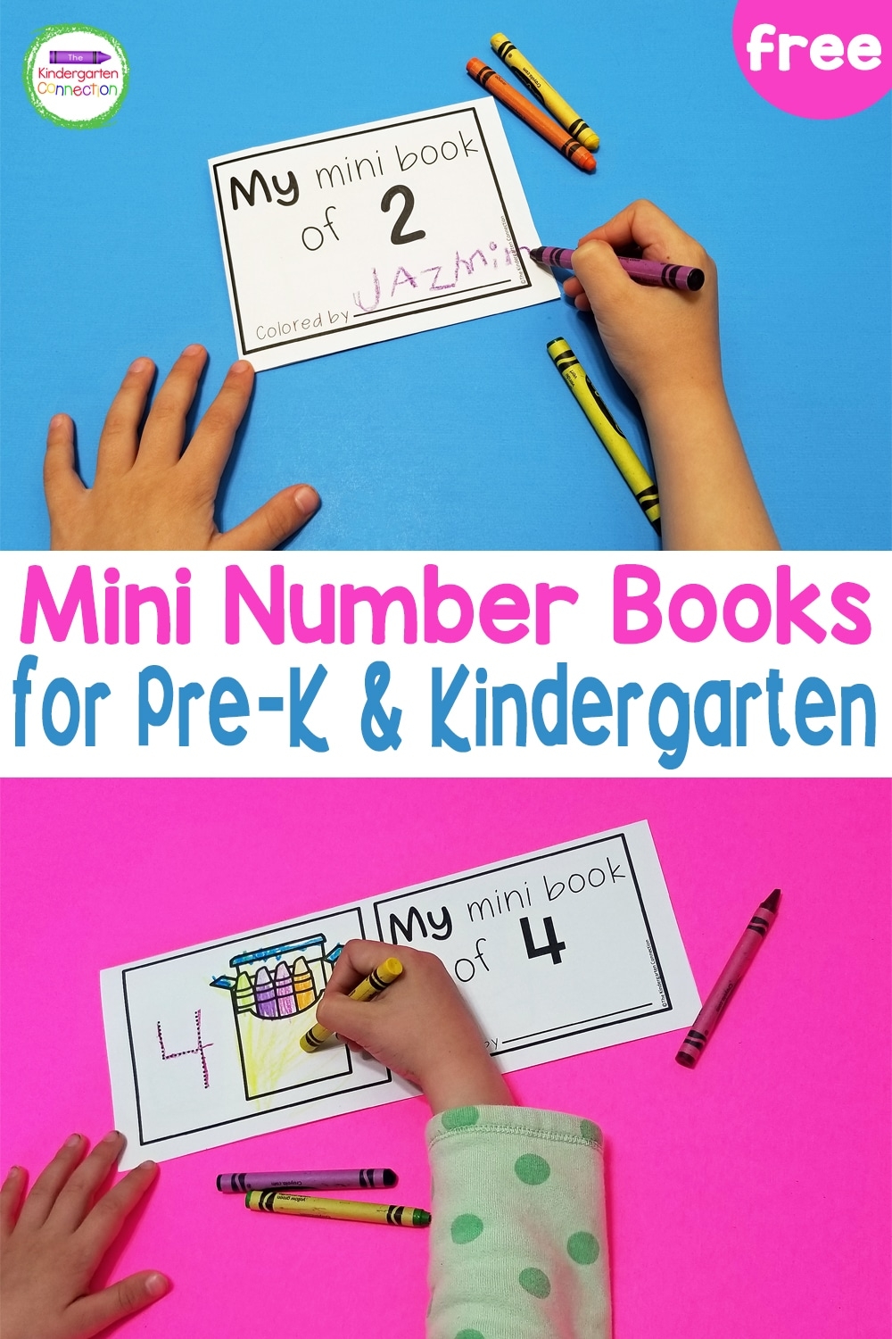 FREE Printable Number Mini Books For Pre K U0026 Kindergarten