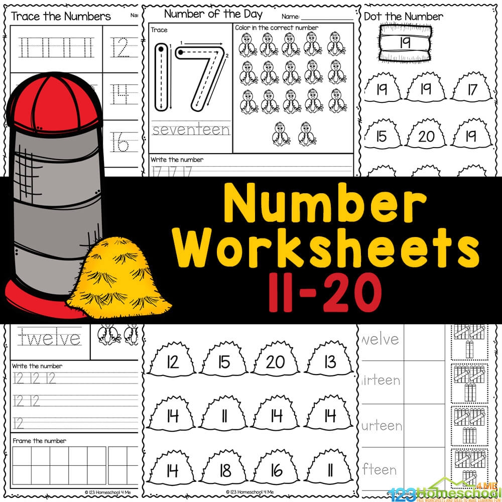 Kindergarten Printable Worksheets Numbers Kindergarten Printable Worksheets Numbers