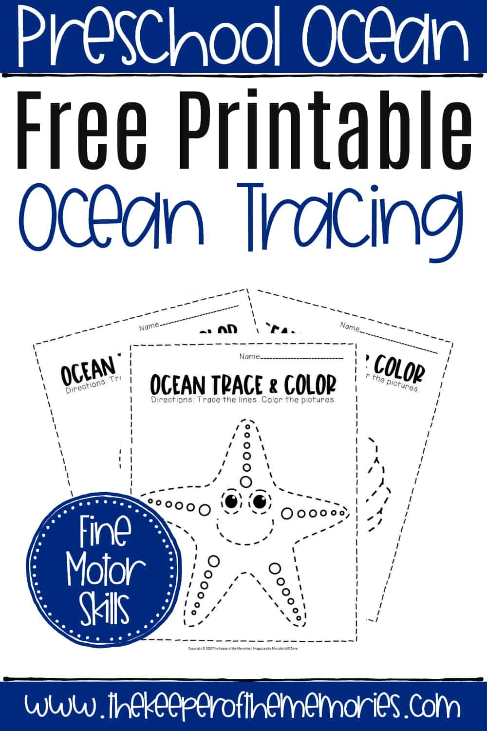 Free Printable Ocean Tracing Worksheets The Keeper Of The Memories Free Printable Ocean Tracing Worksheets The Keeper Of The Memories