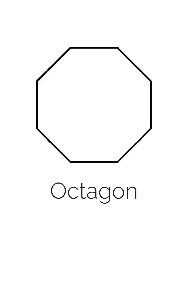 Free Printable Octagon Shape