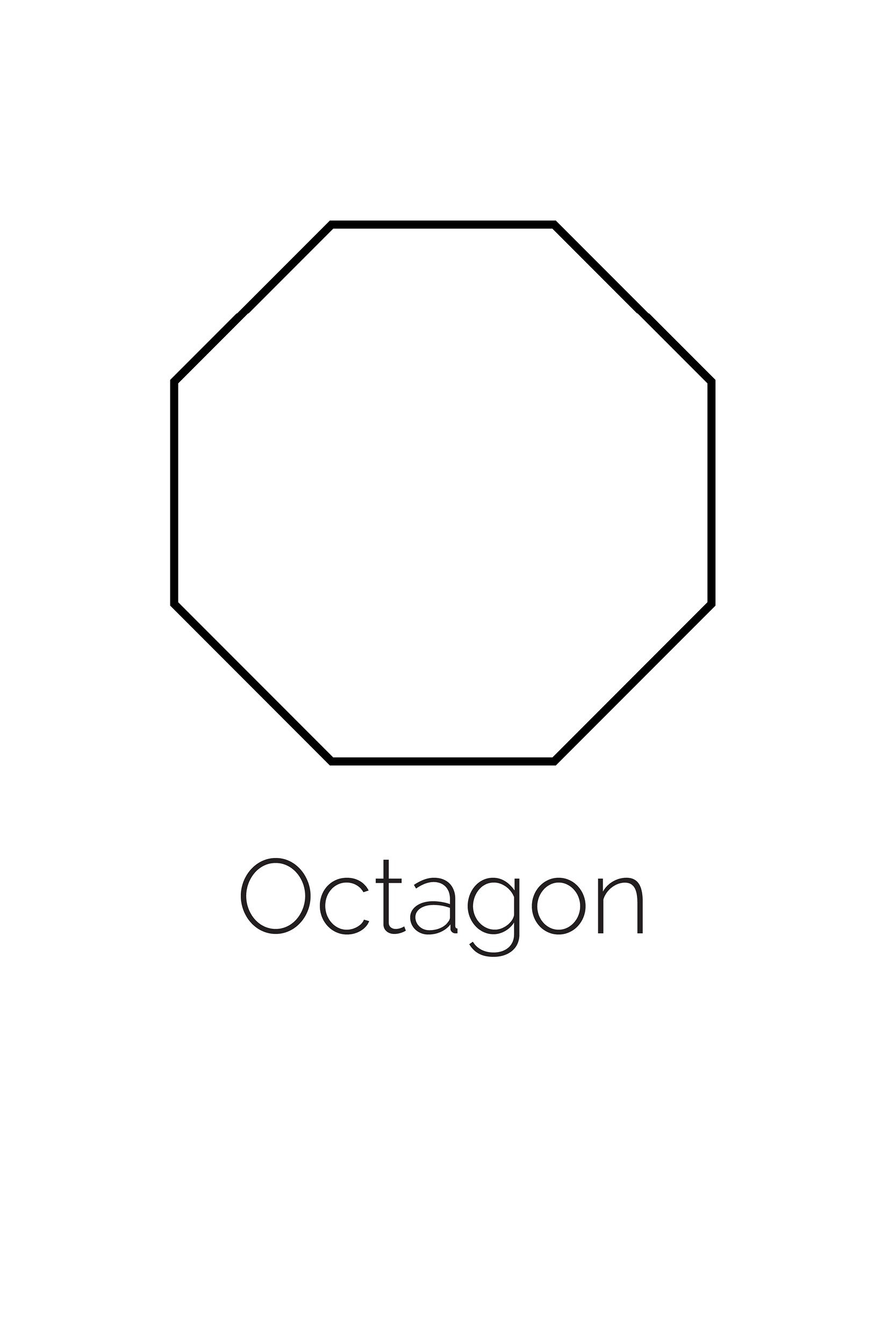 Free Printable Octagon Shape Free Printable Octagon Shape