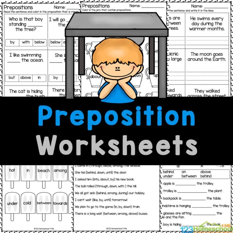 Free Printable Above And Below Worksheets