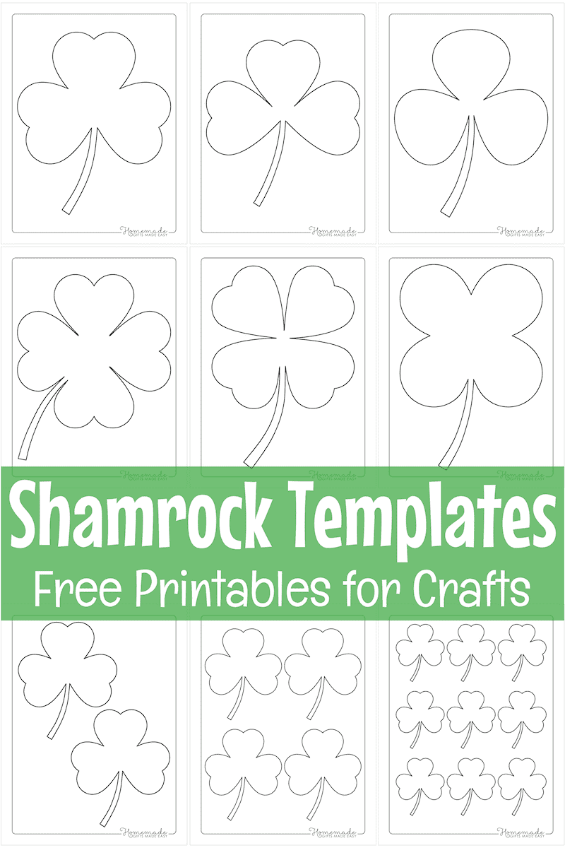 Shamrock Printables For Preschoolers