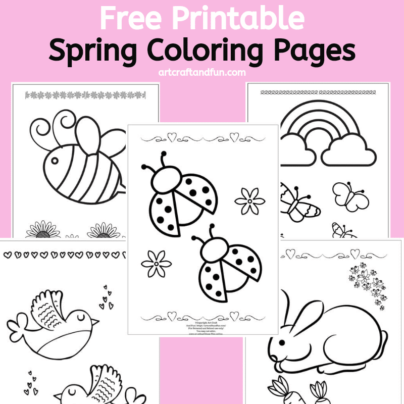 Free Printable Spring Coloring Pages For Kids 