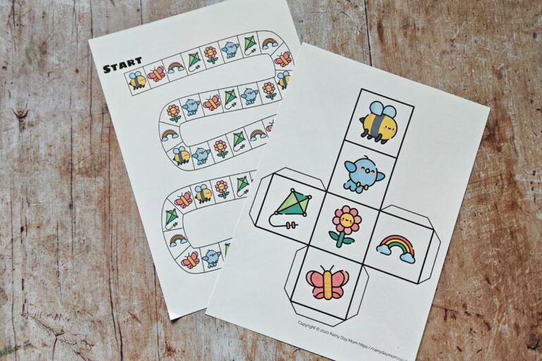 FREE Printable Spring Game For Toddlers And Preschoolers