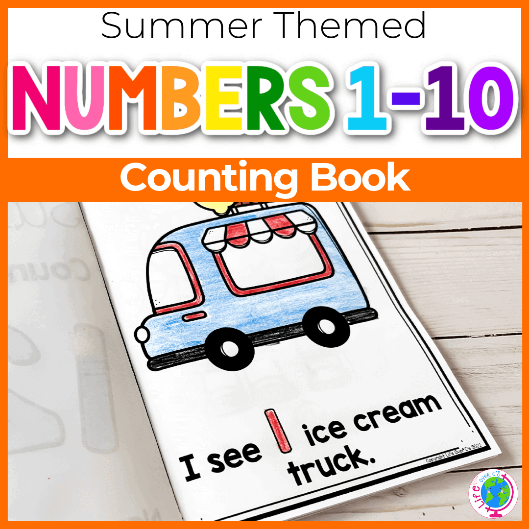 Preschool Counting Book Printable