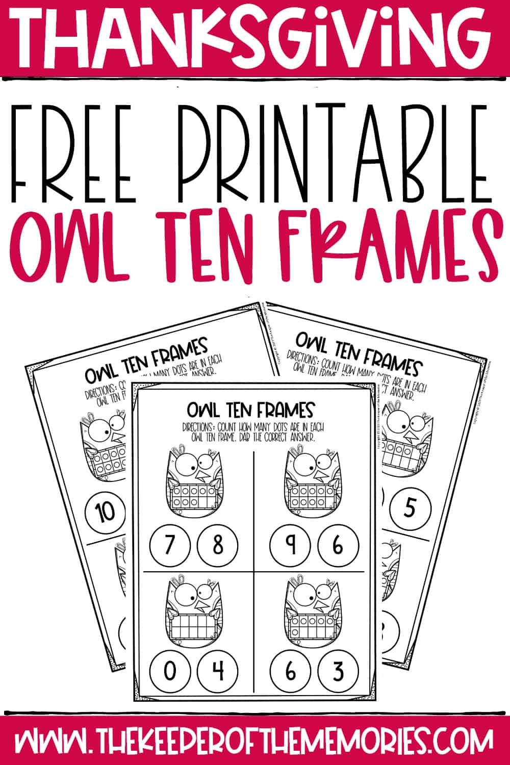 Free Printable Thanksgiving Math Worksheets The Keeper Of The Memories Free Printable Thanksgiving Math Worksheets The Keeper Of The Memories