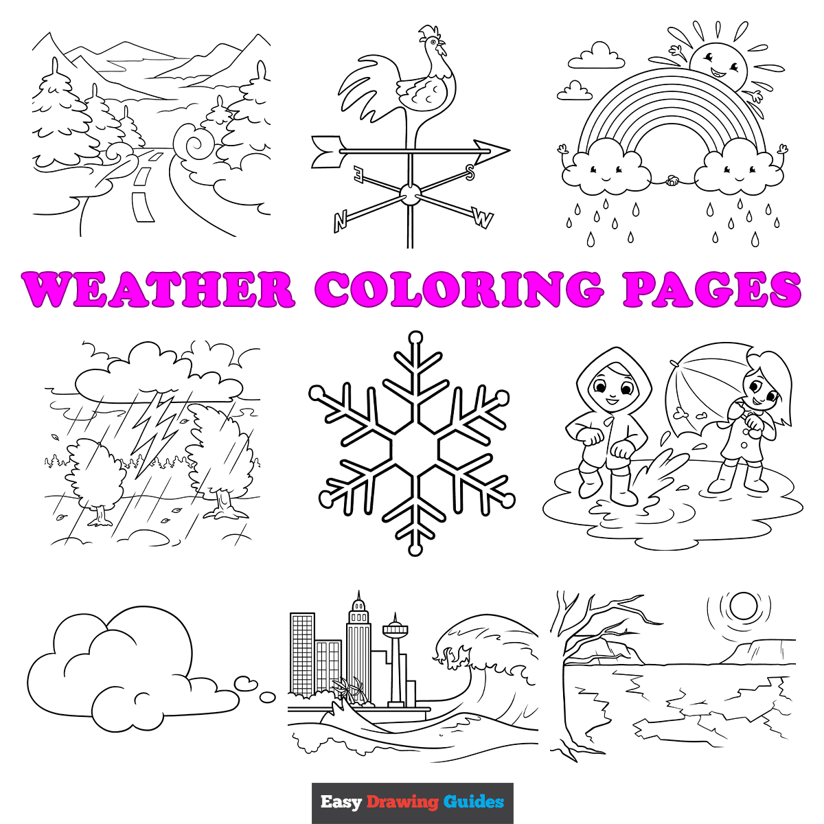 Free Printable Weather Coloring Pages For Kids Free Printable Weather Coloring Pages For Kids