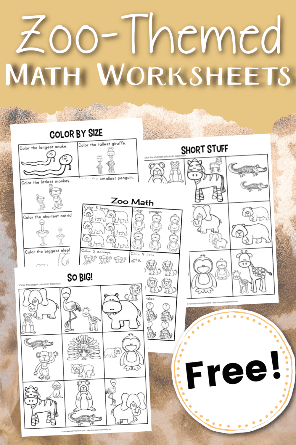 Printable Math Preschool