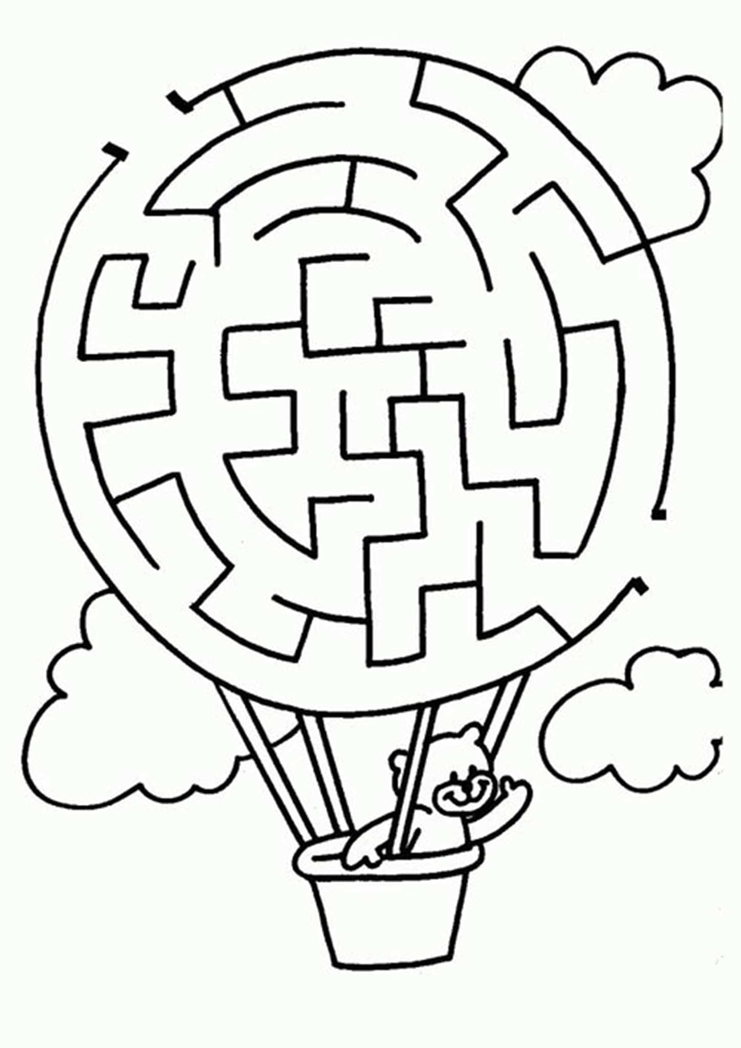 Free Simple Maze Printables For Preschoolers And Kindergartners 