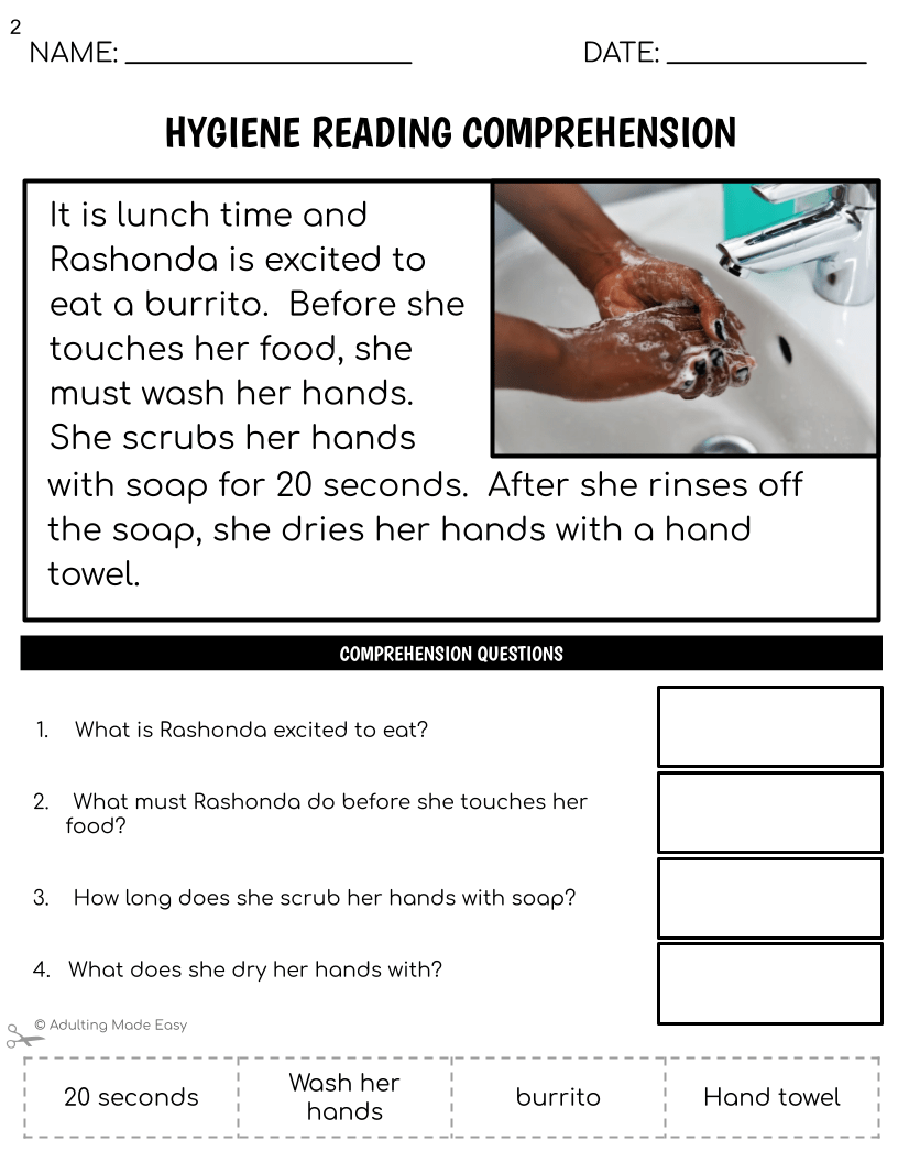 FREE Simplified Reading Comprehension Worksheets Worksheets Library FREE Simplified Reading Comprehension Worksheets Worksheets Library
