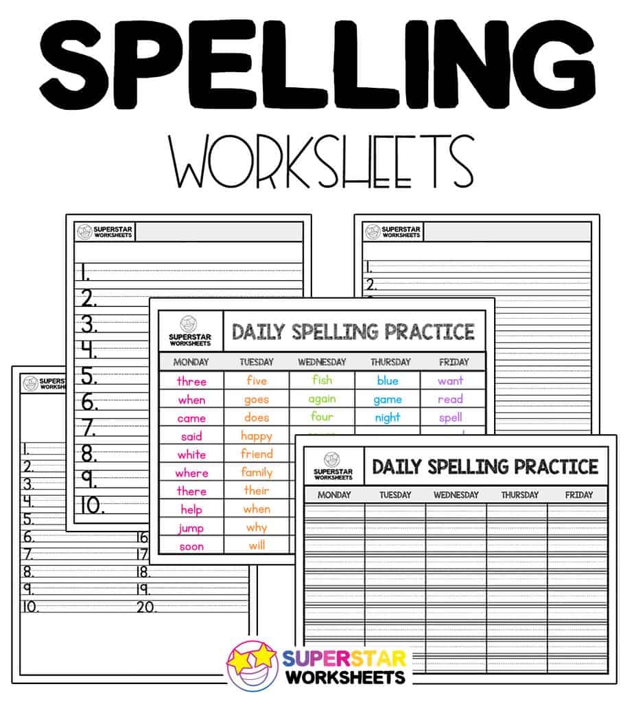 Free Spelling Worksheets Superstar Worksheets Free Spelling Worksheets Superstar Worksheets