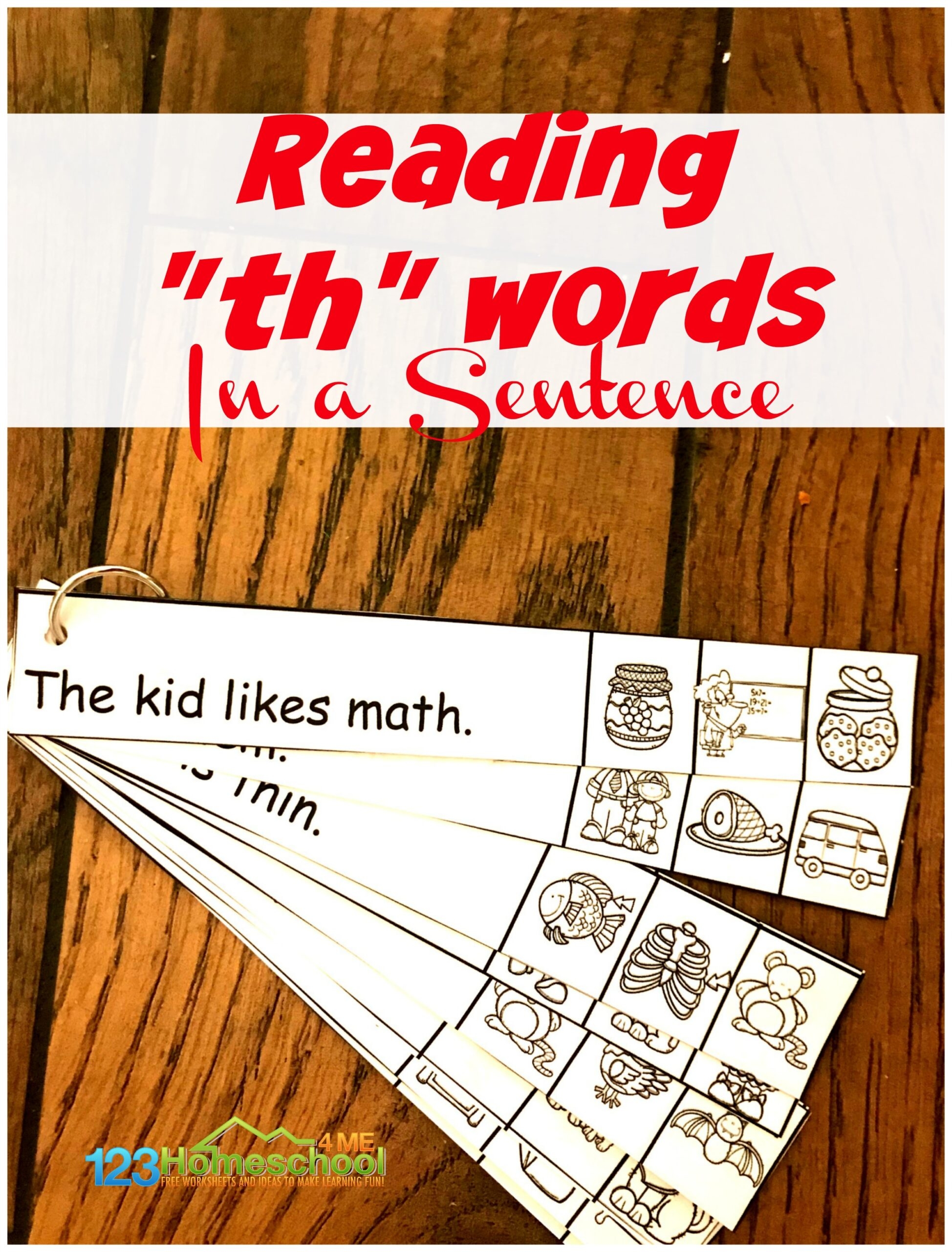 FREE TH Worksheets Reading Th Words In A Sentence FREE TH Worksheets Reading Th Words In A Sentence