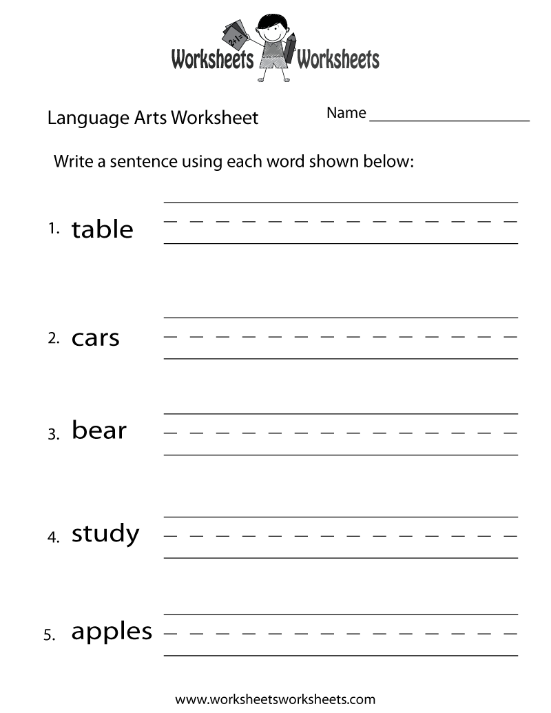 Free 5th Grade Ela Worksheet Printables