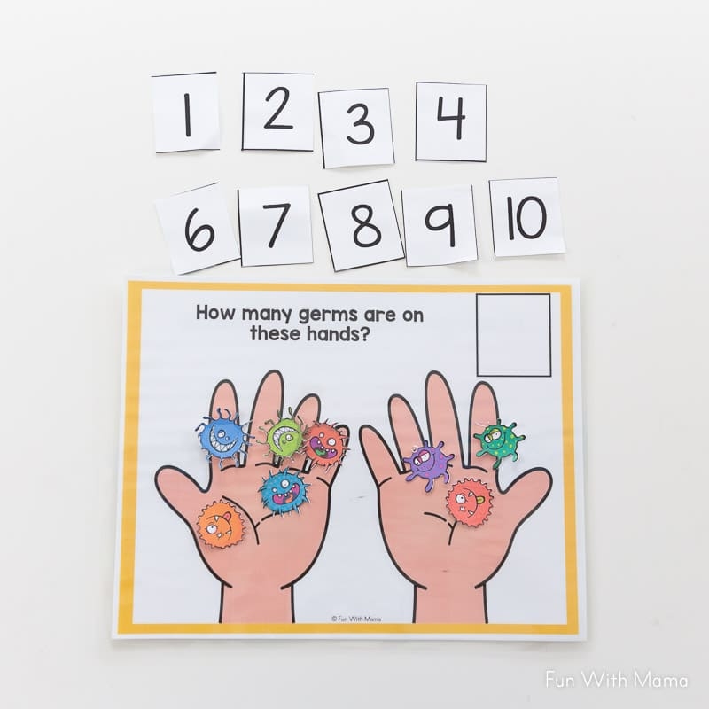 Germ Counting Mats Fun With Mama Germ Counting Mats Fun With Mama