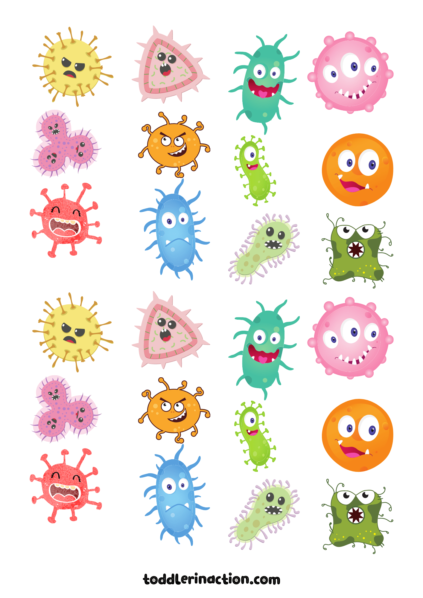Germs Printable Germs Printable