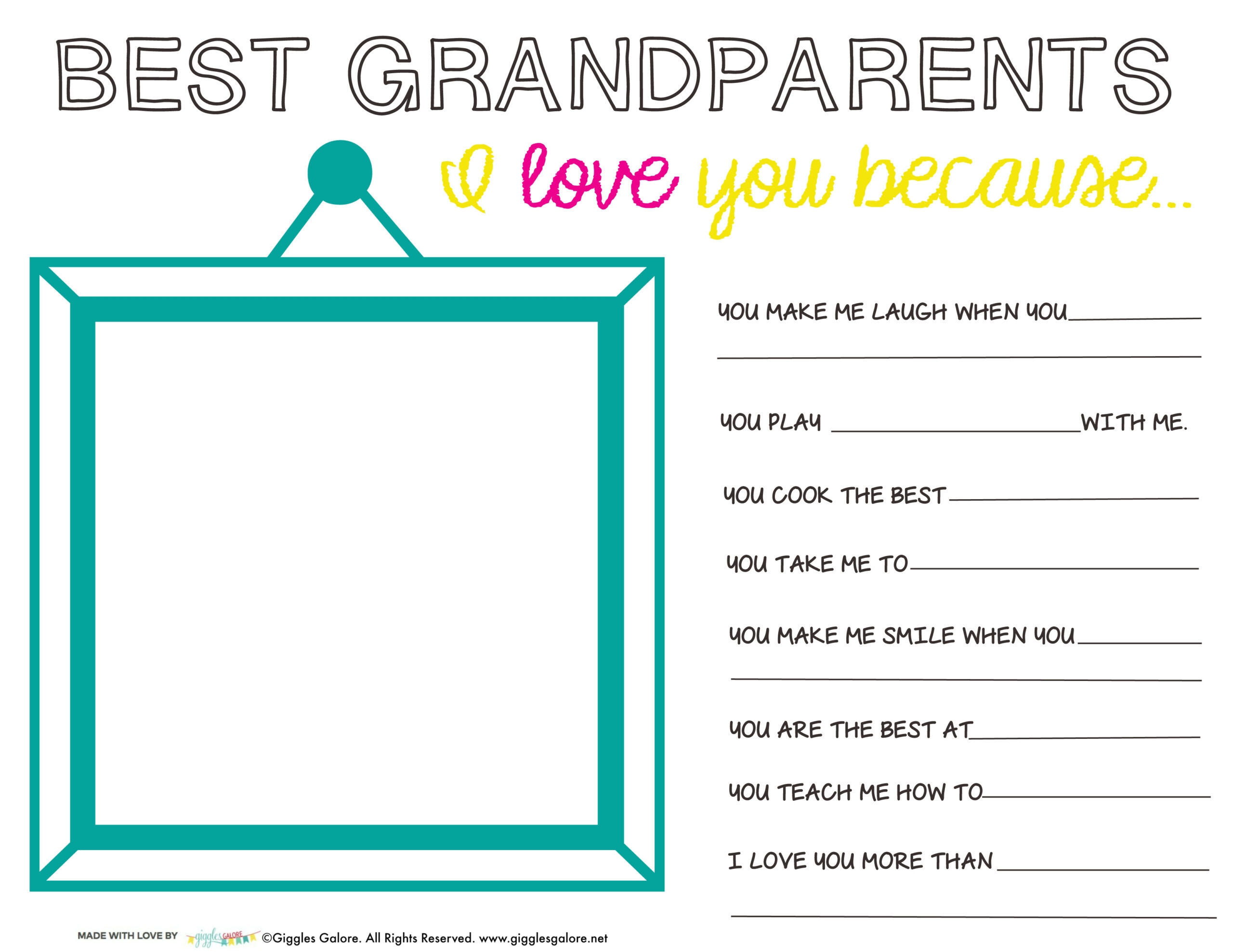 Grandparents Day Interview Free Printable Giggles Galore Worksheets Library