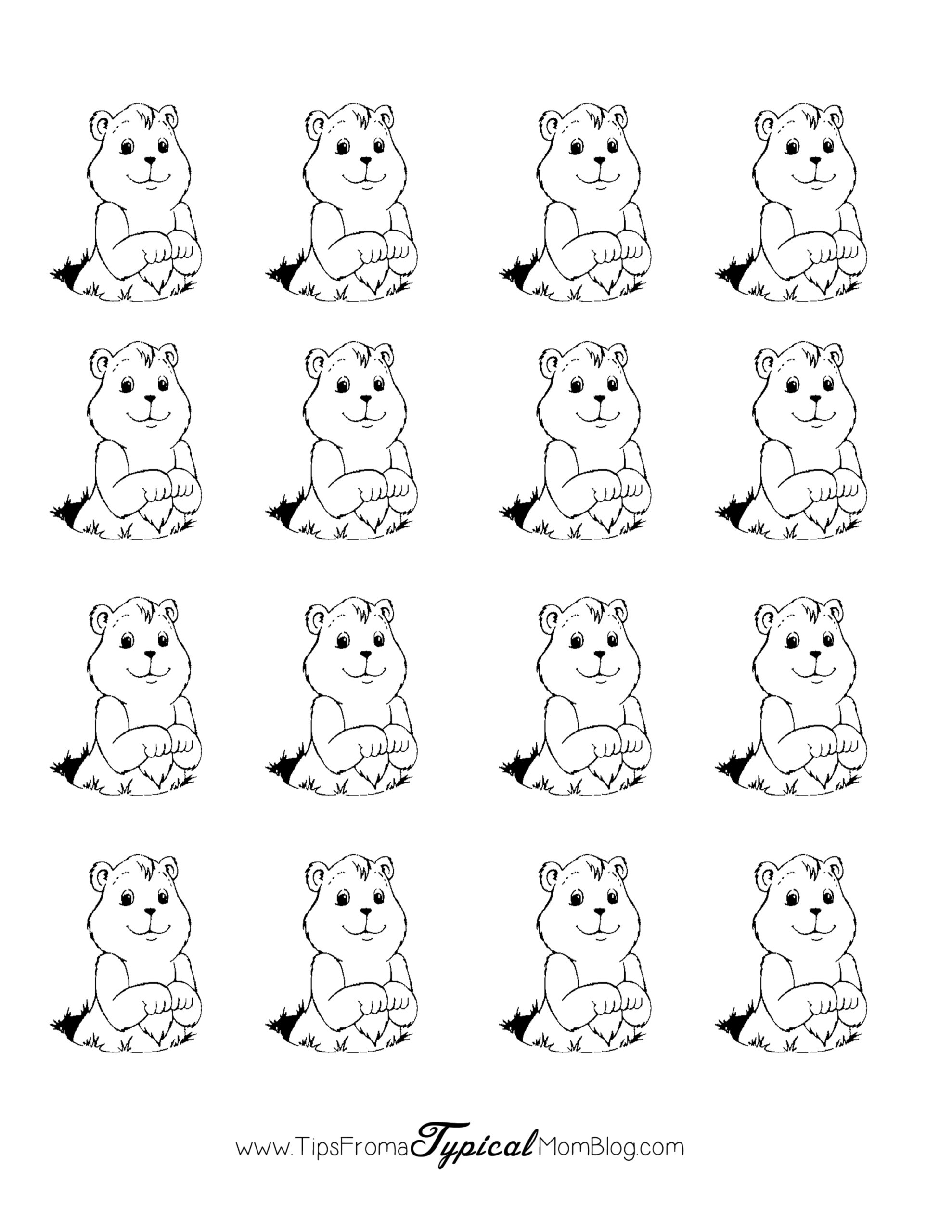 Groundhog Day Preschool Ideas Craft Activity Song U0026 Book Tips Worksheets Library